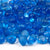 Hot Melt Beads , 6-12mm , Ocean Blue