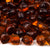 Hot Melt Beads , 6-12mm ,Amber Red