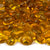 Hot Melt Beads , 6-12mm , Amber Yellow